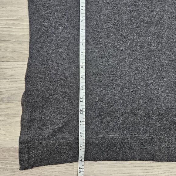 LOU & GREY Womens Gray Mock Neck Longsleeve Stretch Shirt Size Medium - Picture 5 of 6